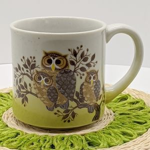 VTG OWL Stoneware Mug